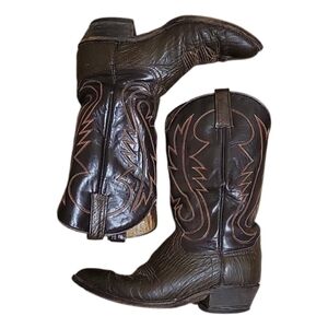 Vintage Mexican Neolite Western Cowboy Boots